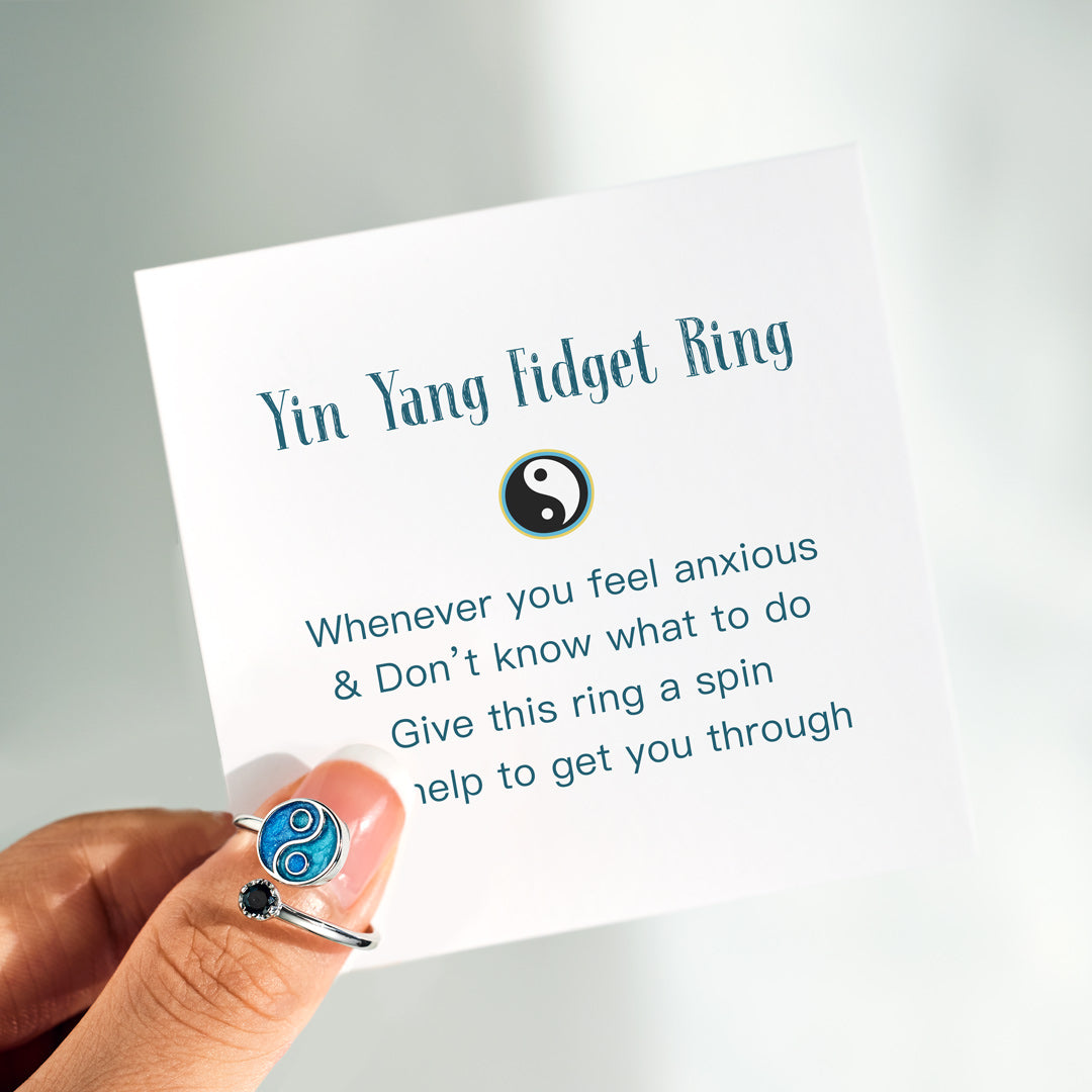Yin Yang Spinner Fidget Anxiety Ring