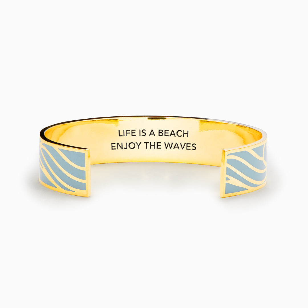 Life Is A Beach Enjoy The Waves Bangle